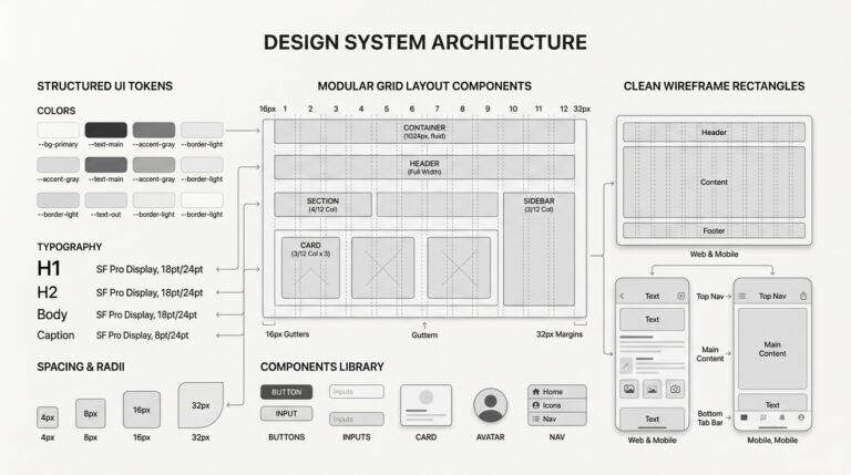 The Architecture of Scalable Design Systems in 2026